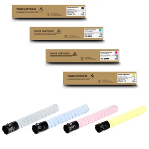 4-PAK Zamiennik Toner do KONICA MINOLTA TN321 CMYK Bizhub C224 C284 C364 A33K450