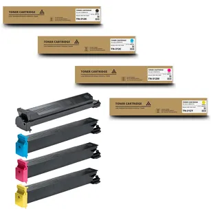 4 X Toner do MINOLTA TN312 CMYK Bizhub C300 C352 Zamiennik