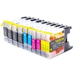 10-PAK Multibox Tusz do BROTHER LC1240 - 2