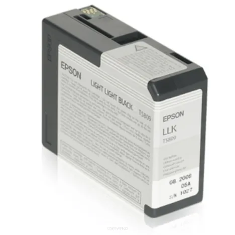 Epson tusz T5809 C13T580900 oryginalny light light black