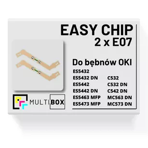 2 X EASY CHIP E07 reset bębna OKI zestaw Multibox