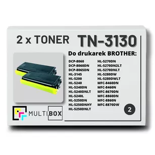 Toner do BROTHER TN3130 2-pak Multibox zamiennik