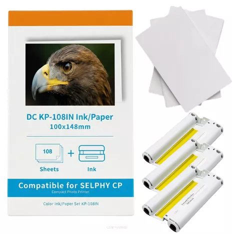 D&C papier + tusz do CANON KP108IN KP36IN 3115B001 zestaw zamiennik