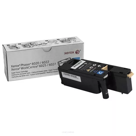 Xerox toner 106R02760 Phaser 6020 6022 WorkCentre 6025 6027 cyan oryginalny