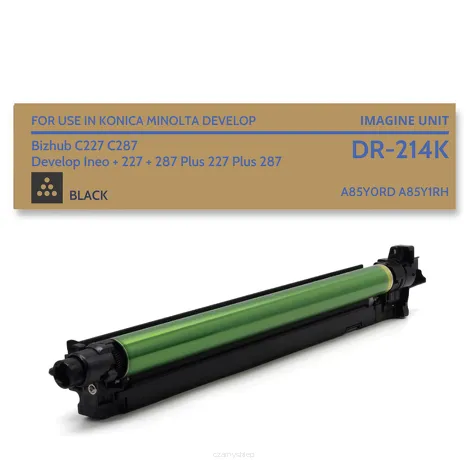 Bęben do KONICA MINOLTA DR214 BIZHUB C227 C287 A85Y0RD 80.0K 105.0K black zamiennik