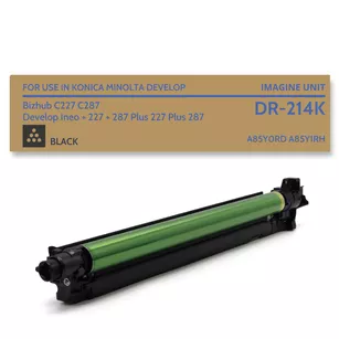 Bęben do KONICA MINOLTA DR214 BIZHUB C227 C287 A85Y0RD 80.0K 105.0K black zamiennik