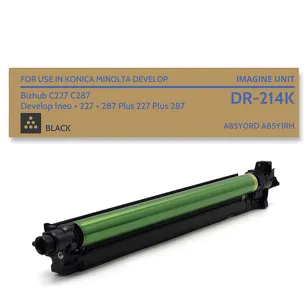 Bęben do KONICA MINOLTA DR214 BIZHUB C227 C287 A85Y0RD 80.0K 105.0K black zamiennik