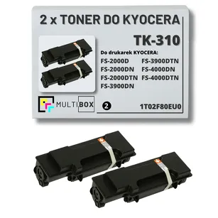 2-pak Toner do KYOCERA TK-310 1T02F80EU0 FS2000 FS3900 FS4000 2x12.0K Multibox zamiennik
