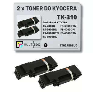 2-pak Toner do KYOCERA TK310 1T02F80EU0 FS2000 FS3900 FS4000 2x12.0K Multibox zamiennik