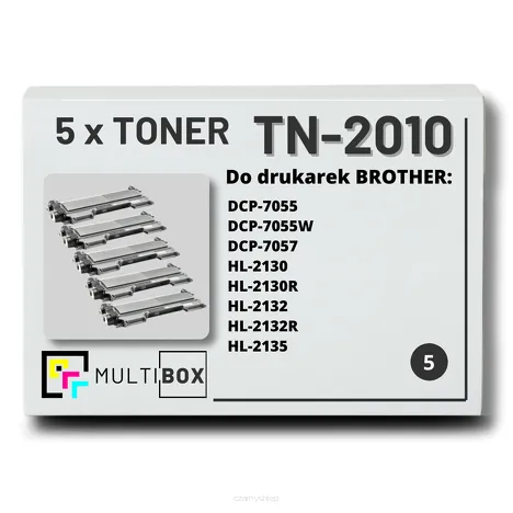 5-PAK Multibox Toner do BROTHER TN2010 zamiennik