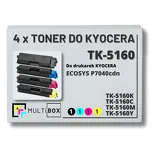 4-PAK Multibox Toner do KYOCERA TK5160 ECOSYS P7040 16,0K/3x12,0K CMYK zamiennik - 2