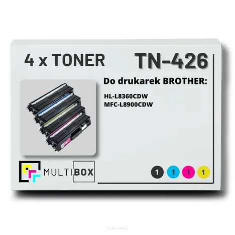 4-PAK Multibox Toner do BROTHER TN426 CMYK zamiennik