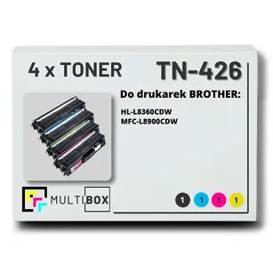 4-PAK Multibox Toner do BROTHER TN426 CMYK zamiennik