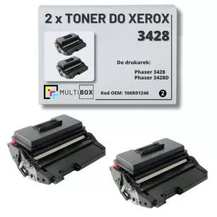 2-pak Toner do XEROX 3428 106R01246 8K Multibox zamiennik