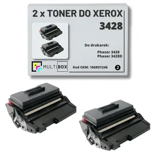 2-PAK Multibox Toner do XEROX 3428 106R01246 8K zamiennik