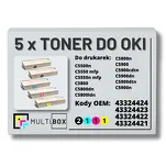 5-PAK Multibox Toner do OKI C5800 C5900 black/cyan/magenta/yellow zamiennik - 2