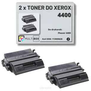 2-pak Toner do XEROX 4400 113R00628 15K Multibox zamiennik