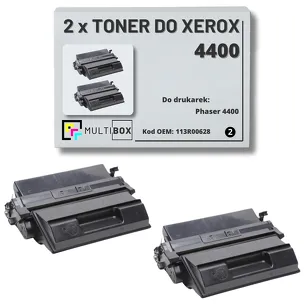 2-PAK Multibox Toner do XEROX 4400 113R00628 15K zamiennik