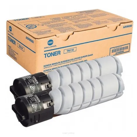 KONICA MINOLTA toner TN-118 A3VW050 czarny oryginalny 2 x 12000 stron