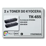 2-PAK Multibox Toner do KYOCERA TK655 1T02FB0EU0 KM6030 KM8030 2x47.0K zamiennik - 2