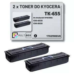 2-pak Toner do KYOCERA TK655 1T02FB0EU0 KM6030 KM8030 2x47.0K Multibox zamiennik