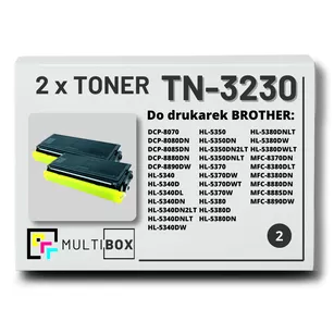 Toner do BROTHER TN3230 2-pak Multibox zamiennik