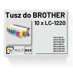 10-pak Tusz do BROTHER LC-1220 Multibox