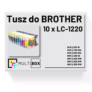 10-pak Tusz do BROTHER LC1220 Multibox