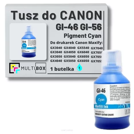 Tusz do CANON GI46C GI56C cyan zamiennik Multibox