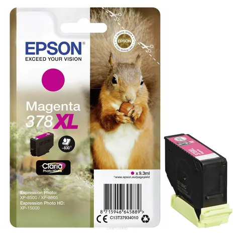 Epson tusz 378XL T3793 C13T37934010 oryginalny magenta