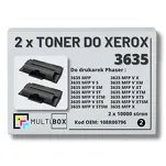 2-PAK Multibox Toner do XEROX 3635 108R00796 10K zamiennik - 2