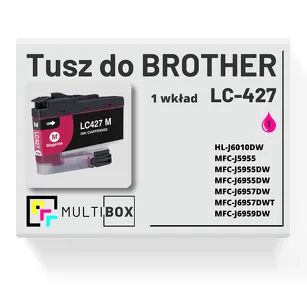 Tusz do BROTHER LC-427M magenta zamiennik Multibox