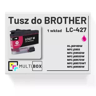 Tusz do BROTHER LC427M magenta zamiennik Multibox