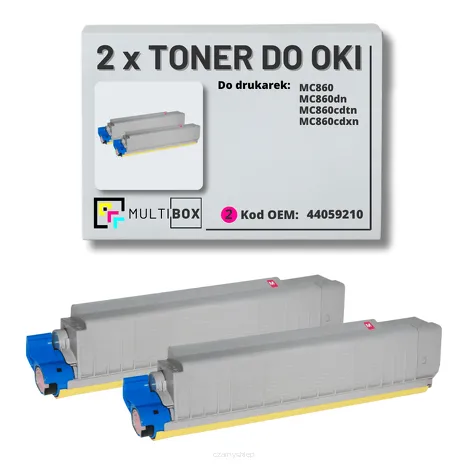 Toner do OKI MC860 44059210 2-pak magenta zamiennik Multibox