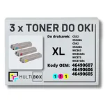 3-PAK Multibox Toner do OKI C532 MC563 XL cyan/magenta/yellow zamiennik - 2